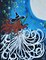 Halloween Paint Kit - Rhiannon's Mystical Flight Acrylic Painting Kit & Video Lesson, Paint Party, DIY Halloween Craft, Beginner Painting, Paint At Home